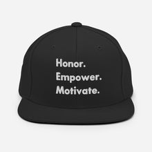 Honor. Empower.  Motivate. Hat