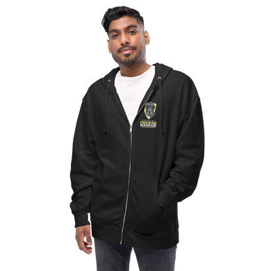 Unisex fleece zip up hoodie