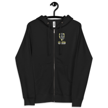 Unisex fleece zip up hoodie