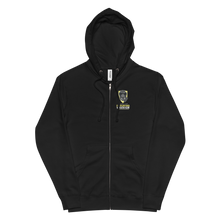 Unisex fleece zip up hoodie