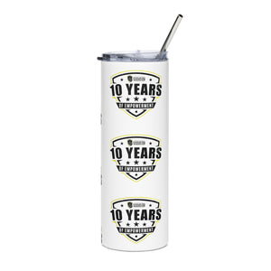 10 Years of Empowerment Stainless steel tumbler